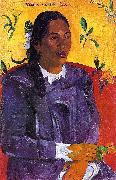 Paul Gauguin Vahine No Te Tiare painting